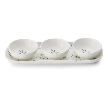 Sophie Conran Mistletoe 3 Piece Bowl & Tray Set